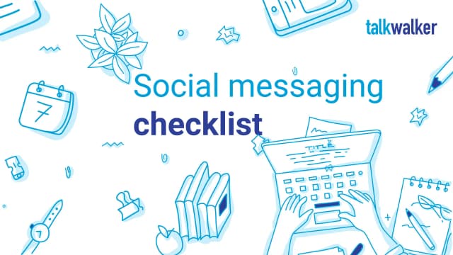 Featured image for Social media messaging checklist