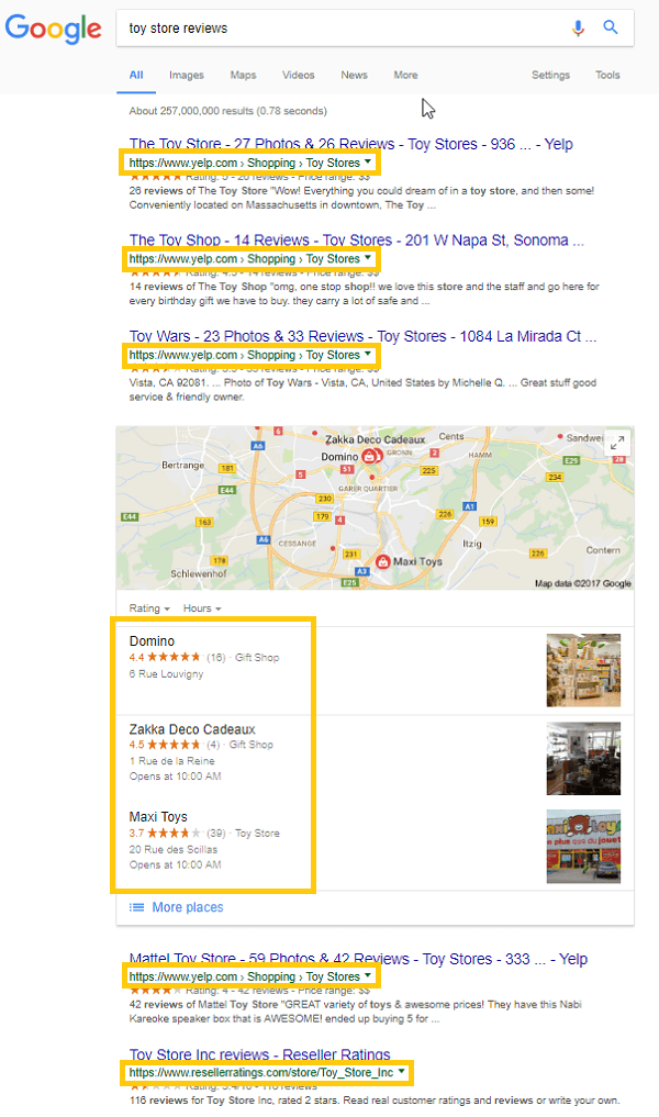 Find industry-specific reviews