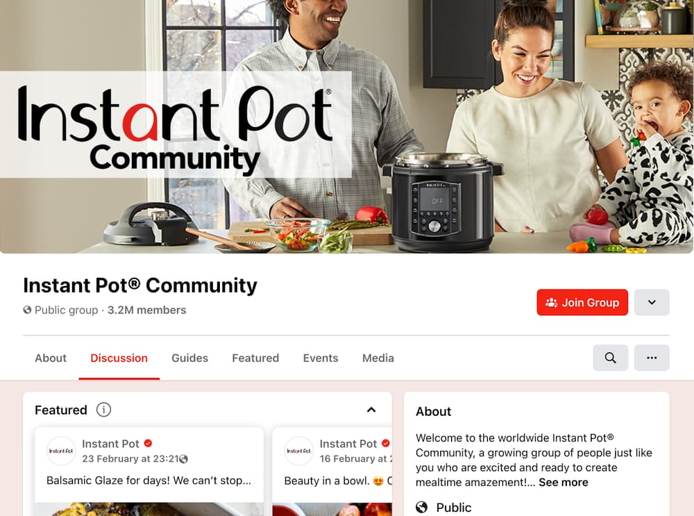 Screenshot of Instant Pot
