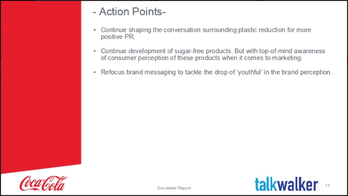 End of year marketing report action points